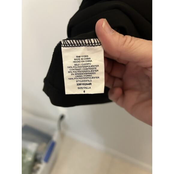 LUX Black Bondage Dress Layered Sheer White Sparkles Wedding Party Fairygoth 6 - Picture 6 of 7